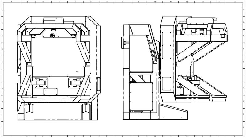 Tumbler Faremaceutico, vista frontale e vista laterale